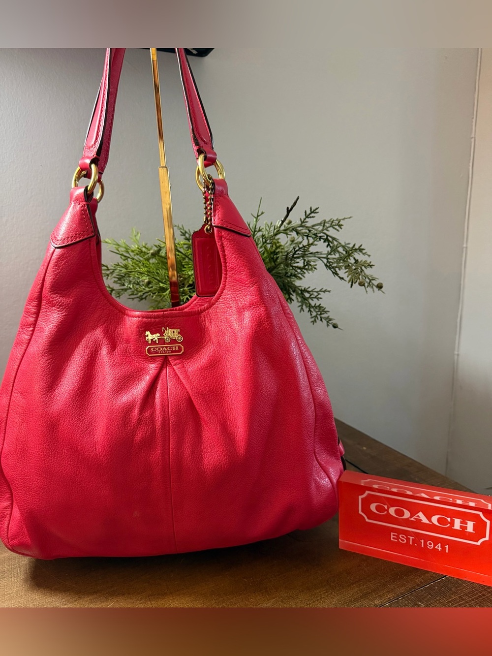 Coach Madison Maggie Hobo Shoulder Bag